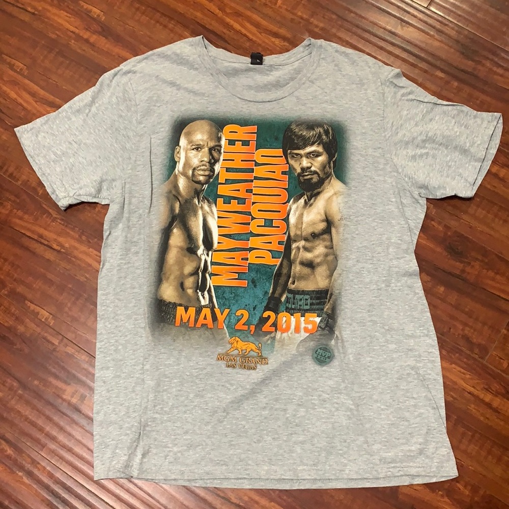 2015 Mayweather VS Pacquiao T-Shirt Size XL